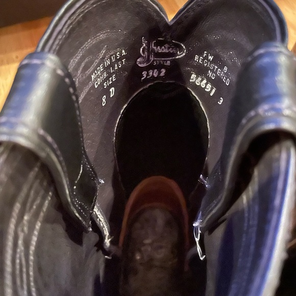 Mens Justin Brand Genuine Exotic smooth Ostrich Roper Boots. Style 3342 - Picture 9 of 12